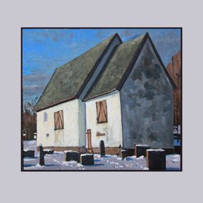 Moster gamle kyrkje vinter (2020)